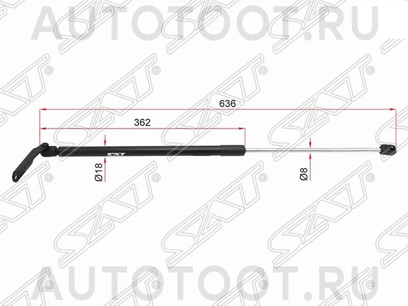 Амортизатор крышки багажника левый -V2164261 Jett для NISSAN NOTE