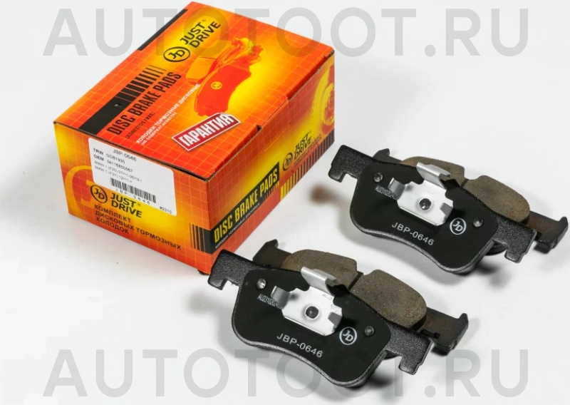 Колодки тормозные дисковые передние GDB1935 - Артикул JBP0646 - Производитель Just Drive - Фото, Отзывы, Цены
