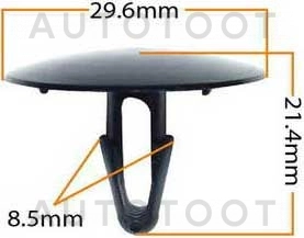 Клипса 90467-09008-01 -KJ010 Masuma для TOYOTA LAND CRUISER, TOYOTA CROWN, TOYOTA CORONA