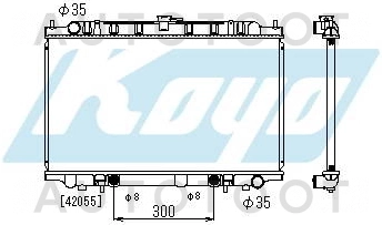 Радиатор охлаждения AT 2L 3L -  для NISSAN MAXIMA, NISSAN CEFIRO