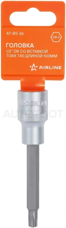Головка торцевая 1/2" со вставкой TORX T40, L=100мм
