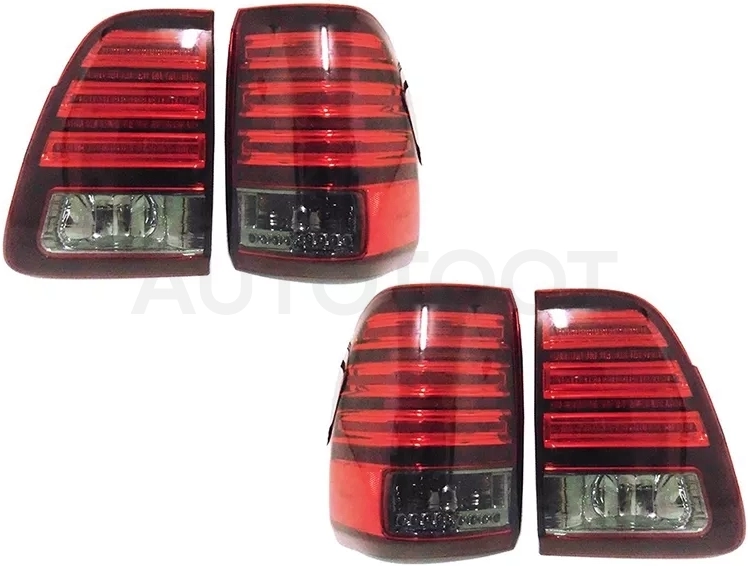 Фонарь задний Toyota Land Cruiser (J100) 98-07 / Land Cruiser Cygnus 98-07 (Сзади/ Комплект)