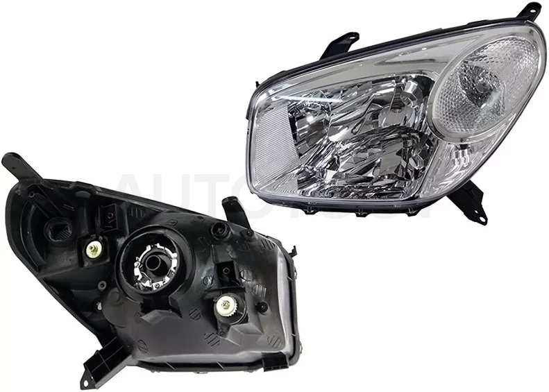 Фара Toyota RAV4 (CA20) 03-05 (Слева/ Галоген/ Ручная регулировка) - Артикул ST21211F6L - Производитель Sat - Фото, Отзывы, Цены
