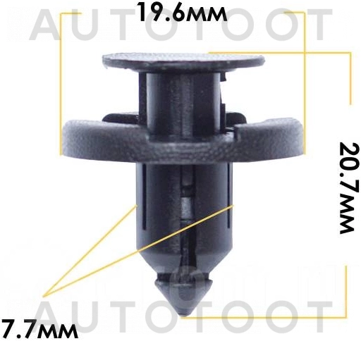 Клипса 01553-04913 -KJ1528 Masuma для NISSAN AD, NISSAN AVENIR, NISSAN SERENA, NISSAN TEANA, NISSAN WINGROAD