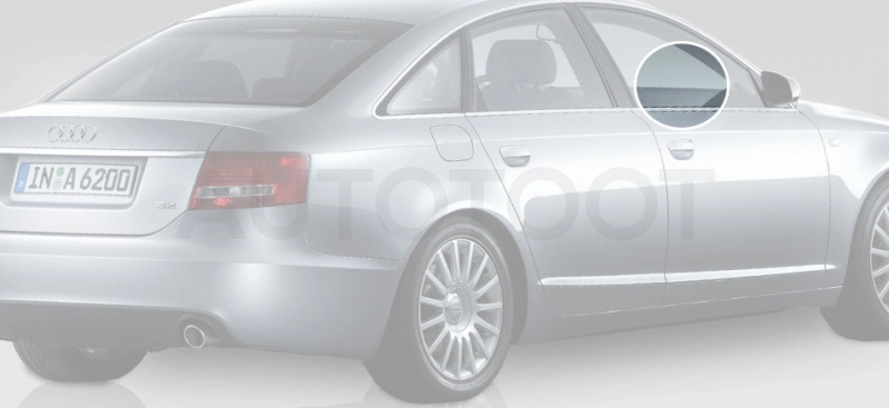 Стекло переднее правое опускное -  для AUDI A6