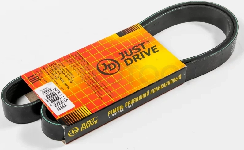Ремень поликлиновый JD - Артикул 6PK1115 - Производитель Just Drive - Фото, Отзывы, Цены
