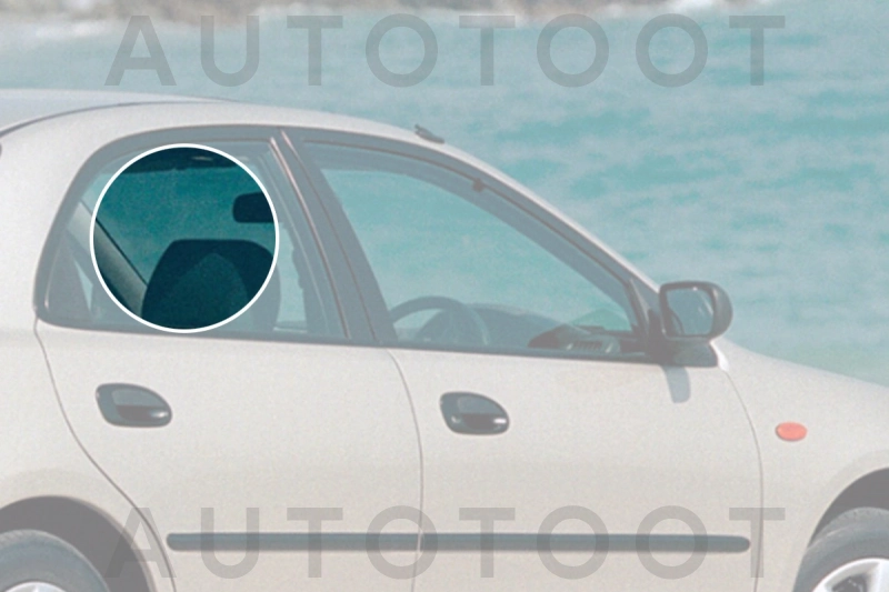 Стекло заднее правое опускное -  для MAZDA 626 (CAPELLA)