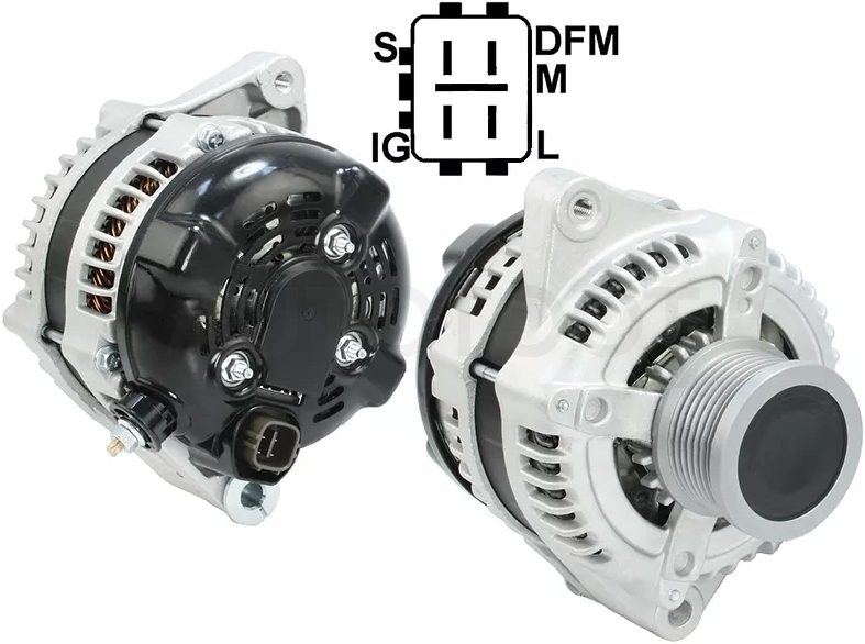 Генератор TOYOTA LAND CRUISER 120/150/DYNA/HIACE 3.0 02- 1KDFTV 12V 100A
