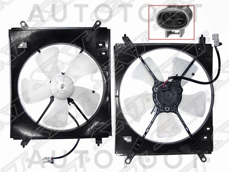 Диффузор радиатора в сборе -STTY372010 Sat для TOYOTA MARK II QUALIS, TOYOTA CAMRY GRACIA