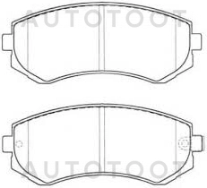 Колодки тормозные задние дисковые с ABS -BD5710 LYNXauto для NISSAN ALMERA, NISSAN PATROL