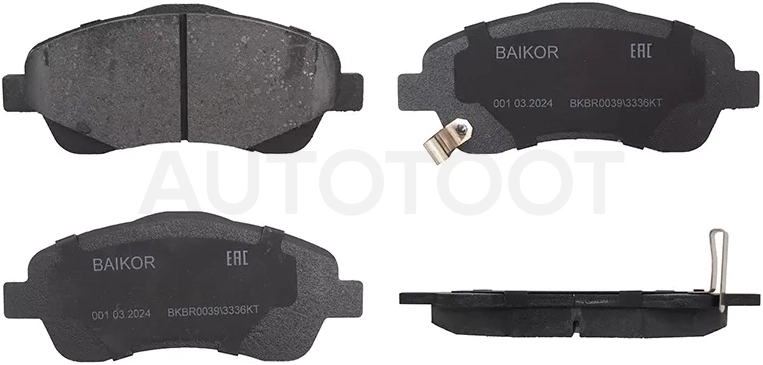 Колодки тормозные (Спереди) Toyota Avensis (T250) 03-08 / Corolla Verso 04-09