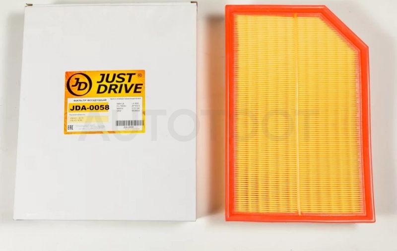 Фильтр воздушный - Артикул JDA0058 - Производитель Just Drive - Фото, Отзывы, Цены