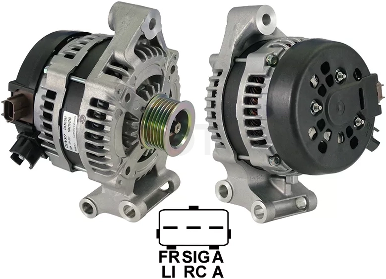 Генератор FORD FOCUS C-MAX 1.6 03-07/FOCUS 1.4/1.6 04-12/VOLVO C30 06-12 14V 120A