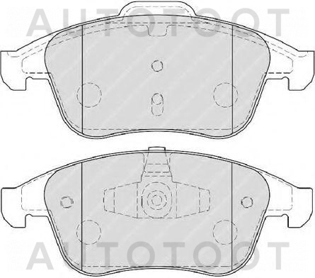 Колодки тормозные передние -PBP647 Patron для RENAULT LAGUNA