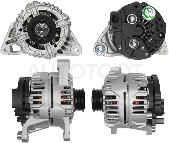 Генератор AUDI A4/S4 /A6 98-01/SKODA SUPERB 01-08/VOLKSWAGEN PASSAT 1.6/1.8 12V 90A 00-05