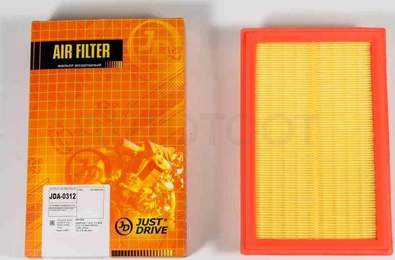 Фильтр воздушный - Артикул JDA0312 - Производитель Just Drive - Фото, Отзывы, Цены