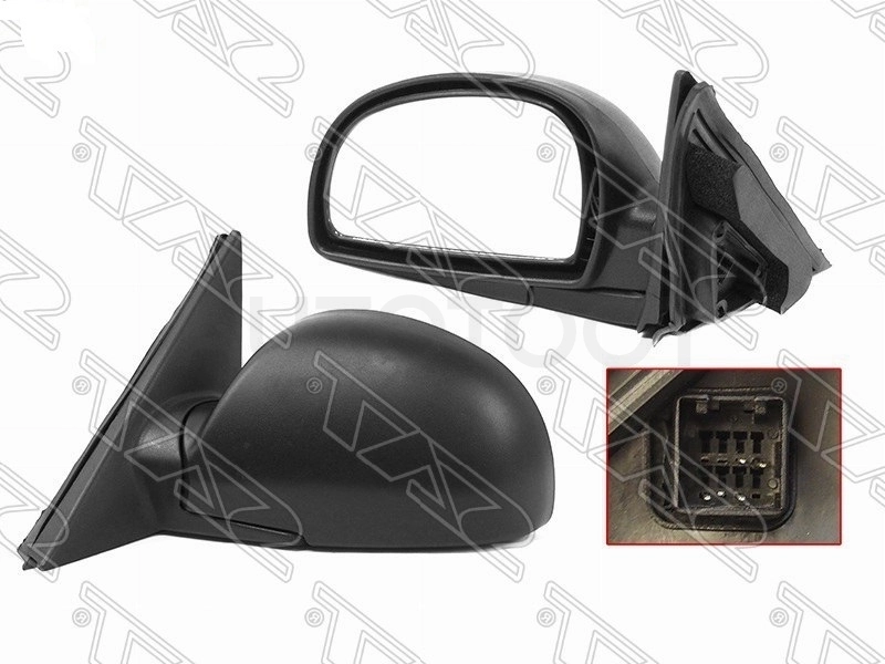Зеркало левое (5 контактов, Тагаз) -STHN04940D2 Sat для HYUNDAI ACCENT