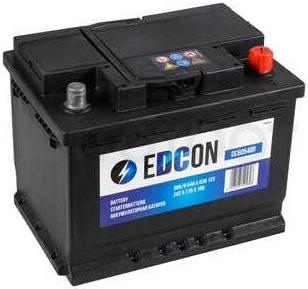 Аккумулятор EDCON 60Ah 540A обратная полярность(-+)
