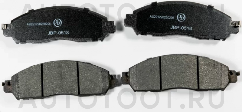 Колодки тормозные дисковые, передние - Артикул JBP0518 - Производитель Just Drive - Фото, Отзывы, Цены