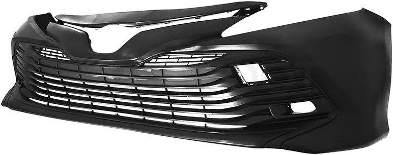 Бампер передний Toyota Camry (XV70) 17-21 / Camry UAE/USA 17-20 (Под ПТФ/ С отверстием под крюк)