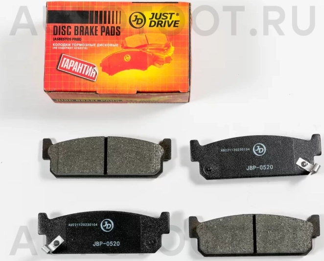 Колодки тормозные дисковые, задние - Артикул JBP0520 - Производитель Just Drive - Фото, Отзывы, Цены