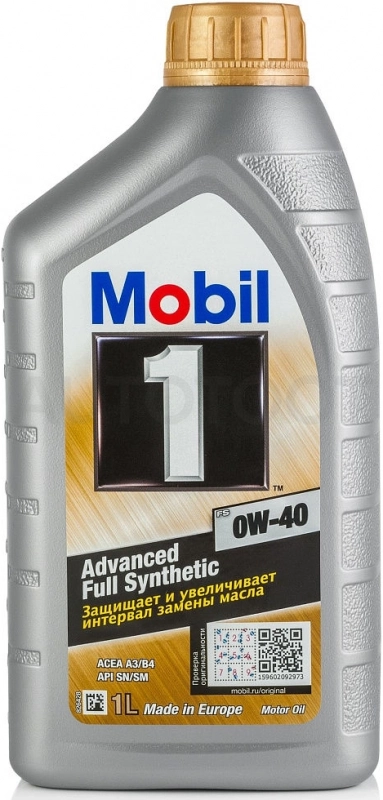 0W-40 Масло моторное синтетическое "Mobil 1 FS ", 1л - Артикул 153691 - Производитель Mobil - Фото, Отзывы, Цены