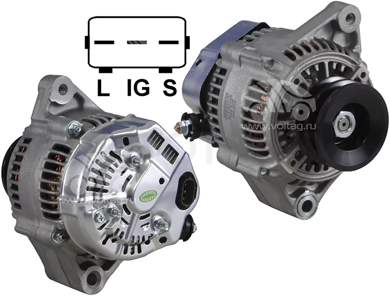 Генератор LEXUS LX450/TOYOTA LAND CRUISER FZG80 4.5 92-98 1FZFE 12V 80A