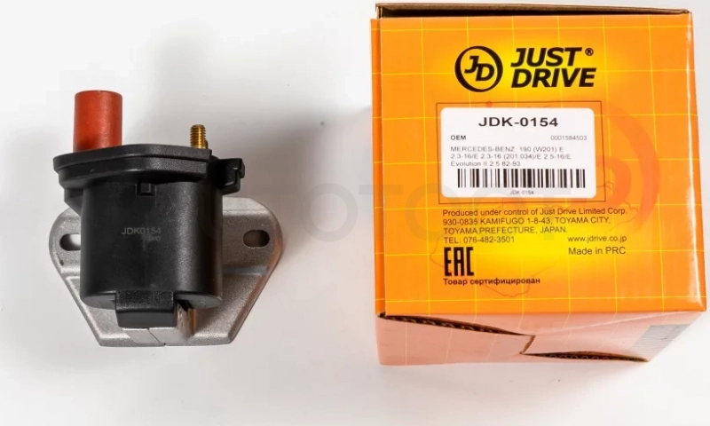 Катушка зажигания - Артикул JDK0154 - Производитель Just Drive - Фото, Отзывы, Цены