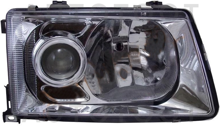 Фара правая (хрусталь, линзованная) -  для AUDI 100