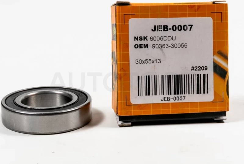 Подшипник закрытый(резина) (30/55/13) 6006-2RS - Артикул JEB0007 - Производитель Just Drive - Фото, Отзывы, Цены
