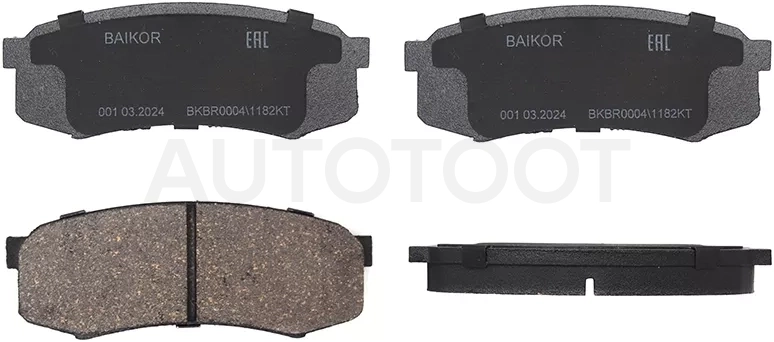 Колодки тормозные (Сзади) Lexus RX 00-03 / Mitsubishi Pajero 06-20 - Артикул BKBR0004 - Производитель Baikor - Фото, Отзывы, Цены