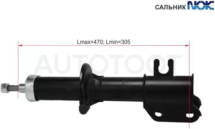 Стойка передняя Chevrolet Spark 05-10 / Daewoo Matiz 97-15 - Артикул ST96316745 - Производитель Sat - Фото, Отзывы, Цены