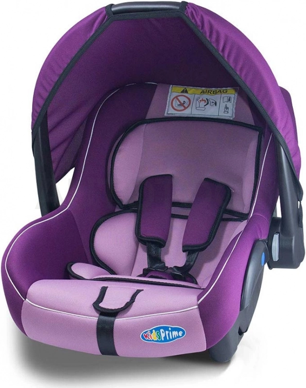 0-13кг / 0-1, 5г Автокресло детское 0+гр KIDS PRIME LB321-5 Фиолетовое