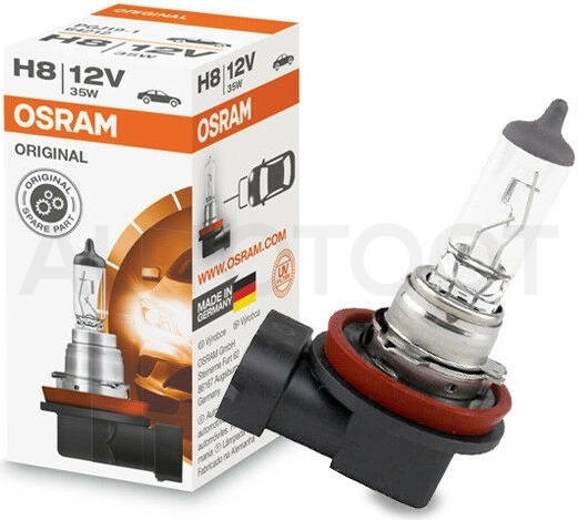 Лампа H8 12v 35w PGJ19-1 Osram
