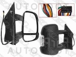 Зеркало правое (8 контактов, длинное) -STFT76940D1 Sat для CITROEN JUMPER, PEUGEOT BOXER, FIAT DUCATO