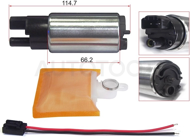 Насос топливный 12V, 3BAR -STFP10 Sat для TOYOTA ESTIMA, TOYOTA CALDINA, TOYOTA VITZ, TOYOTA YARIS, TOYOTA COROLLA, TOYOTA WISH, TOYOTA PRIUS, TOYOTA PROBOX, TOYOTA BB, TOYOTA ALLEX, TOYOTA RUNX, TOYO