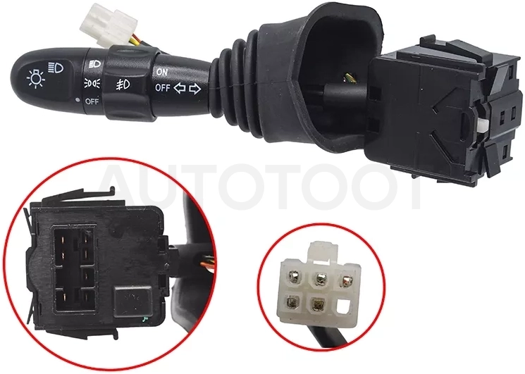 Переключатель подрулевой Chevrolet Lacetti 04-13 / Daewoo Nubira 02-05 - Артикул ST2660001 - Производитель Sat - Фото, Отзывы, Цены