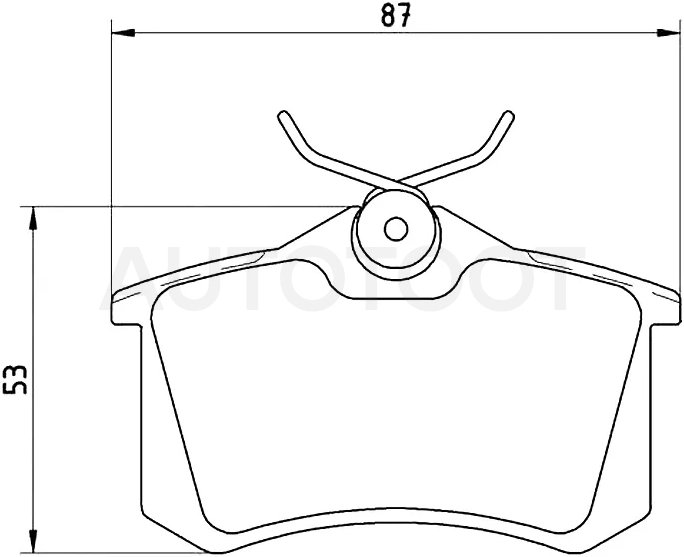 Колодки тормозные (Сзади) Audi A3 96-13 / A4 94-09 / A6 94-08 / A8 94-05 / Citroen Berlingo 96-22 / C3 01-16 / C4 04- / Peugeot 308 07-17 / Skoda Octavia 96-20 / Rapid 12-20 / Volkswagen Golf 87-19 / Jetta 98- / Passat 88-05 / Polo 94-20 / Audi 100 82-90