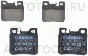 Колодки тормозные задние, ширина 62mm высота 59mm -STA0054201720 Sat для MERCEDES E-CLASS, MERCEDES C-CLASS