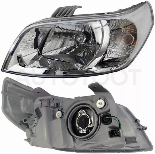 Фара Chevrolet Aveo 05-11 / Daewoo Gentra 05-11 / Ravon Nexia R3 16-20 (Слева/ Ручная регулировка/ 5D HBK)