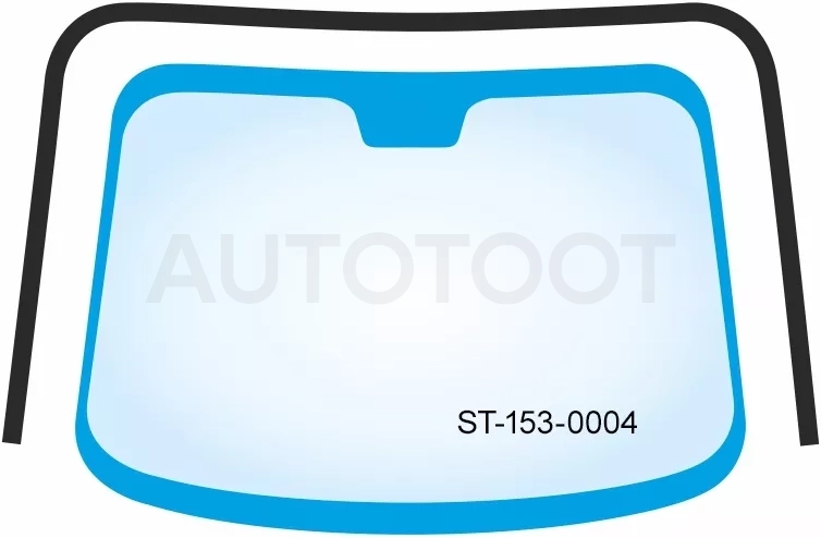 Молдинг лобового стекла (П-образный) Nissan X-Trail 07-15 - Артикул ST1530004 - Производитель Sat - Фото, Отзывы, Цены