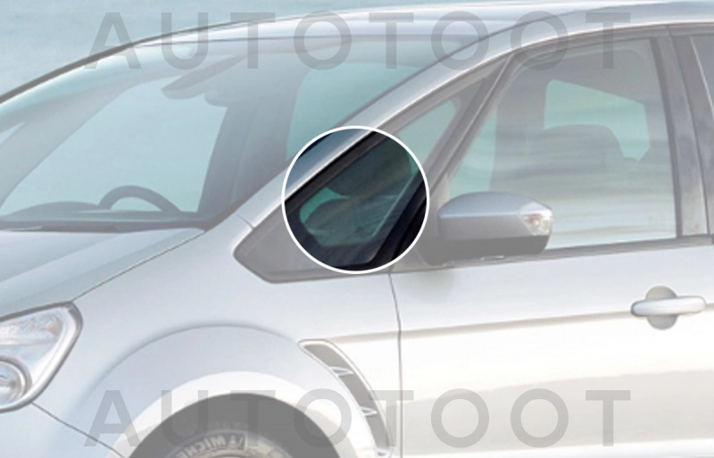 Стекло форточки (уголок) переднее левое -  для FORD S-MAX