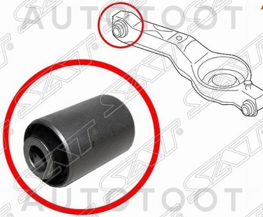 Сайлентблок подпружинного рычага задней подвески внутренний -7702072SX Stellox для FORD C-MAX, FORD FOCUS, MAZDA 3 (AXELA), MAZDA 5 (PREMACY), VOLVO S40