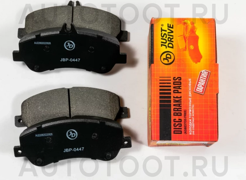 Колодки тормозные дисковые передние - Артикул JBP0447 - Производитель Just Drive - Фото, Отзывы, Цены