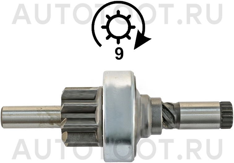 Бендкис стартера Z=9 -  для HONDA ACCORD