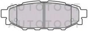 Колодки тормозные задние дисковые -  для SUBARU FORESTER, SUBARU IMPREZA, SUBARU LEGACY