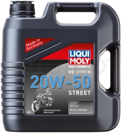 20W-50 Масло моторное синтетическое "Motorbike HD Synth Street ", 4л