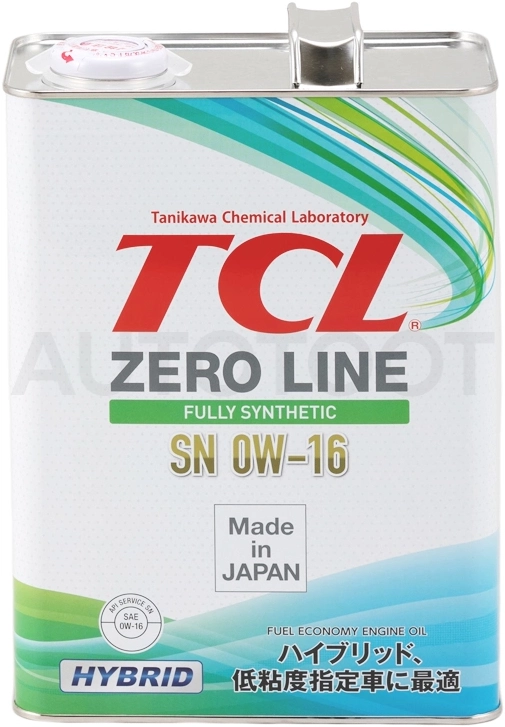 0W-16 Масло моторное TCL Zero Line Fully Synth, Fuel Economy, SN,  4л