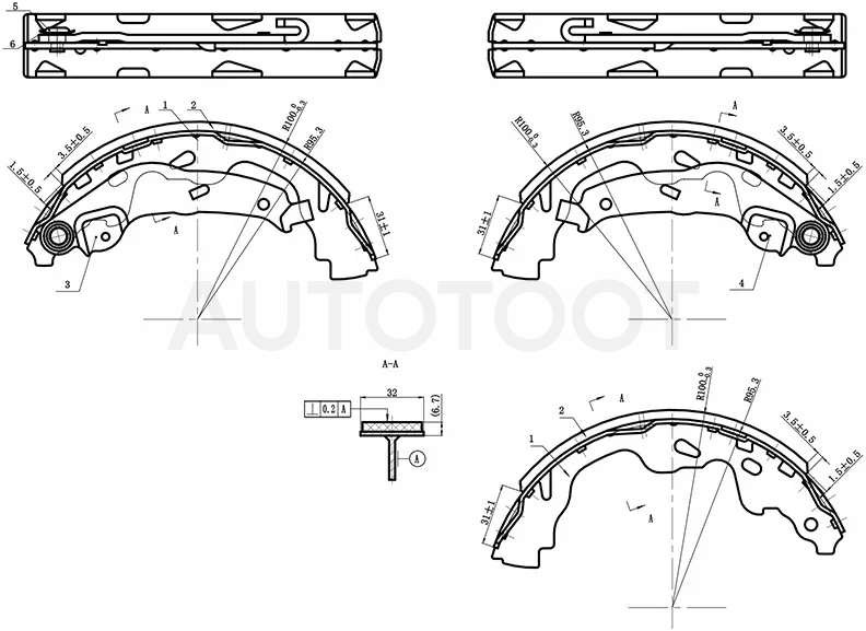 Колодки тормозные барабанные Citroen Xsara 97-06 / Suzuki Splash 08-15 - Артикул ST280040 - Производитель Sat - Фото, Отзывы, Цены