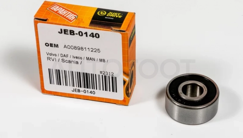 Подшипник генератора универсальный 12*32*14 - Артикул JEB0140 - Производитель Just Drive - Фото, Отзывы, Цены